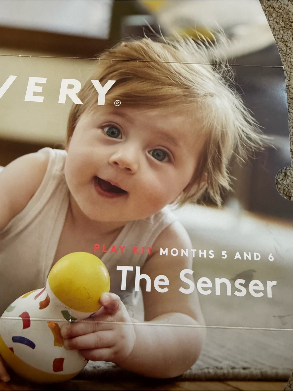The Senser Baby Sensory Play Kit - Yellow/White